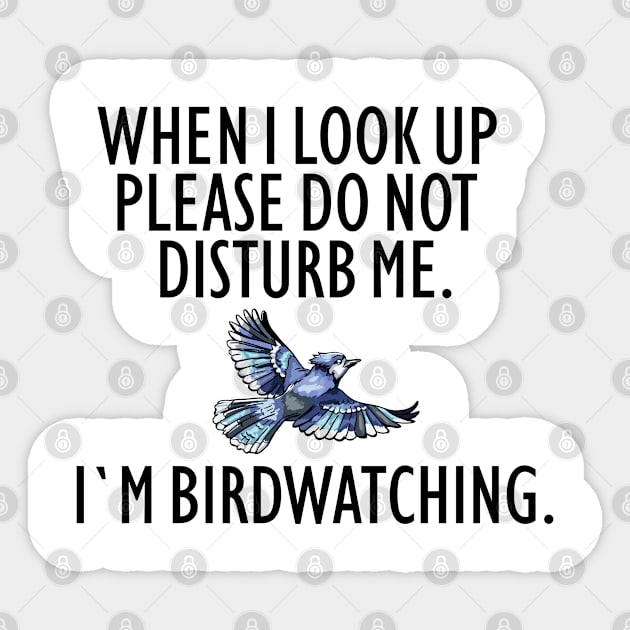 i am birdwatching Sticker by Jabinga